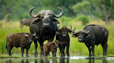 The African Buffalo Cape Buffalo Facts