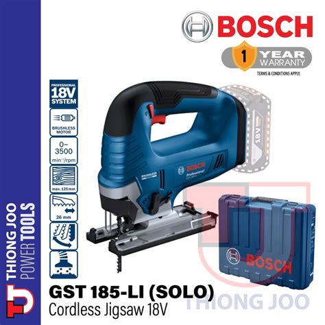 Bosch Gst Li Cordless Jigsaw Solo Shopee Malaysia