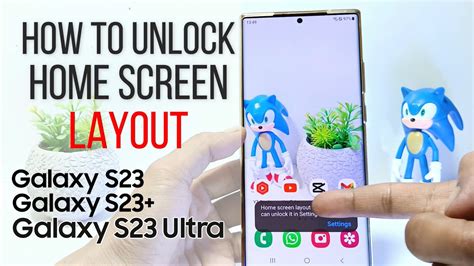 How To Unlock Home Screen Layout In Samsung Galaxy S S S Ultra