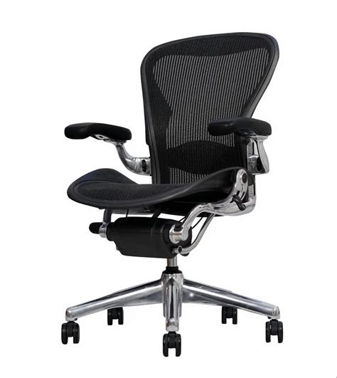 Herman Miller Classic Aeron Chrome Task Office Chair Ergonomic Renewed