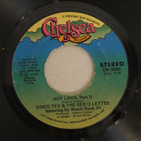 Disco Tex And The Sex O Lettes Hot Lava Anchorrecord