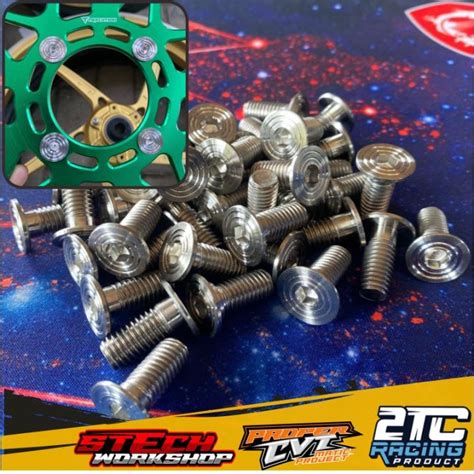 BAUT DISC PROBOLT CAKRAM PIRINGAN STAINLESS BAUT TITANIUM BAUT DISK