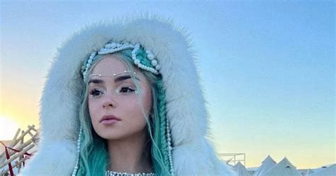 Demi Rose Pours Famous Curves Into Sheer Nude Bodysuit At Burning Man Festival Daily Star