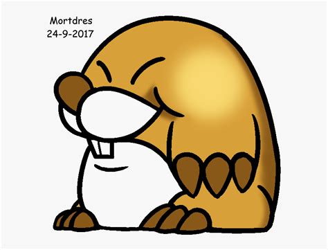 Mole Drawing Picture Super Mario World Monty Mole Hd Png Download