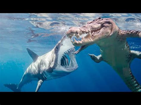 Great White Shark Vs Crocodile