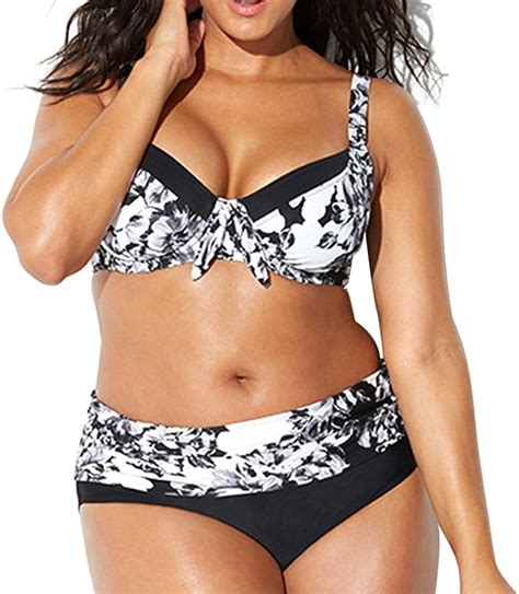 Tr S Chic Mailanda Bikini Taglie Forti Donna Costumi Da Bagno Due Pezzi