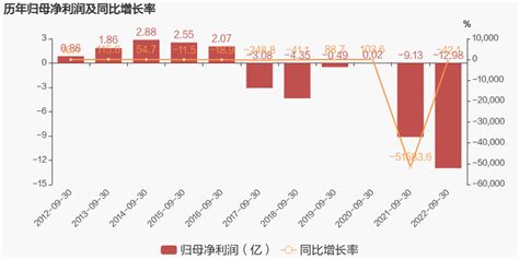 【图解季报】金山股份：2022年前三季度归母净利润为 13亿元，亏损同比扩大 东方财富网