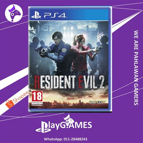 Resident Evil 2 Remake Ps4 Used Games Shopee Malaysia