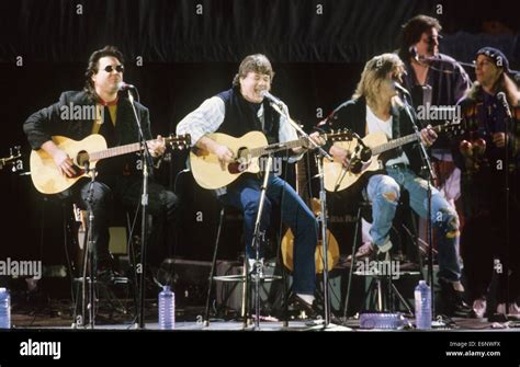 Steve Miller Band Us Rock Group In 1993 Photo Jeffrey Mayer Stock