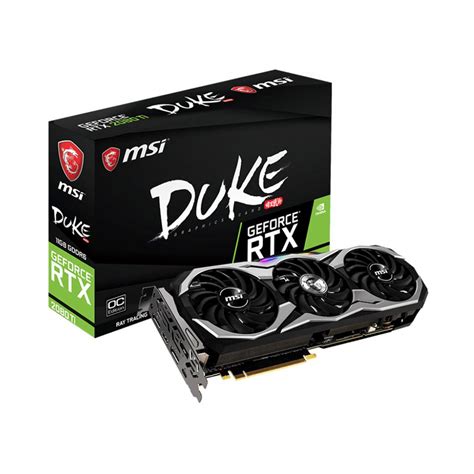 VGA MSI RTX 2080 Ti DUKE 11G OCV1 11GB GDDR6 352 Bit HDMI DP Tyce C