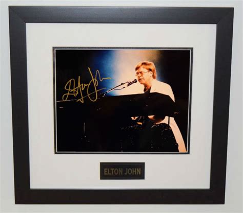 Elton John Hand, Signed 8×10 Photo, ROCK STAR galleryROCK STAR gallery