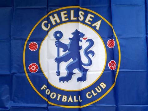 Flaga Chelsea Londyn duża produkt oficjalny Inne Antykwariat