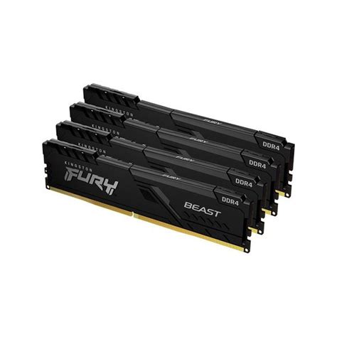 Kingston 32GB DDR4 3200MHz Kit(4x8GB) Fury Beast Black (KF432C16BBK4/32)