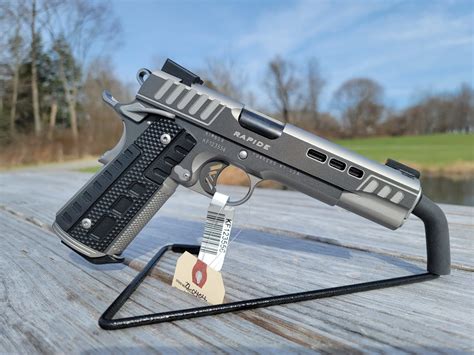 KIMBER RAPIDE BLACK ICE SILVER BLACK 10MM 5 BARREL 8 ROUNDS WITH DAY