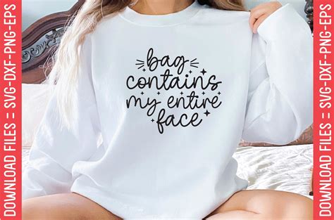 Bag Contains My Entire Face Graphic by FH Magic StudioCreative Fabrica