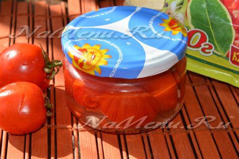 Помидоры по-армянски на зиму, рецепт