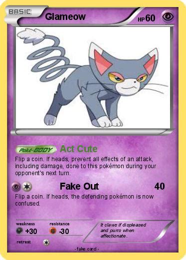 Pokémon Glameow 36 36 - Act Cute - My Pokemon Card