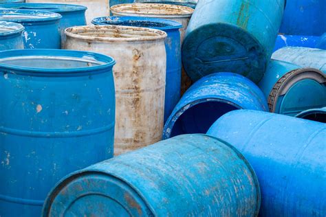 Blue Barrels Free Stock Photo Public Domain Pictures