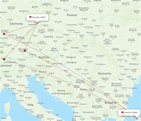 All Flight Routes From Dresden To Istanbul Drs To Saw Flight Routes