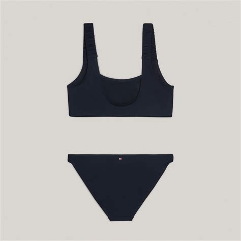 Tommy Hilfiger Bralette Set Kız Çocuk Lacivert Bikini Seti ÇOCUK Mayo Mayoşort SuperStep