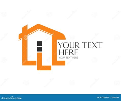 House Building Logo And Symbol Design Stock Vector Illustration Of