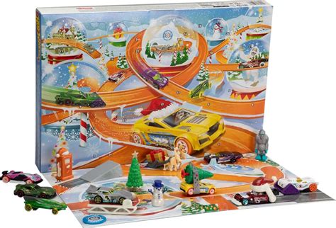 Hot Wheels Holiday Advent Calendar Mattel Toys ToyWiz