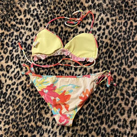 Abercrombie Fitch Bikini Set In Floral Pattern Depop