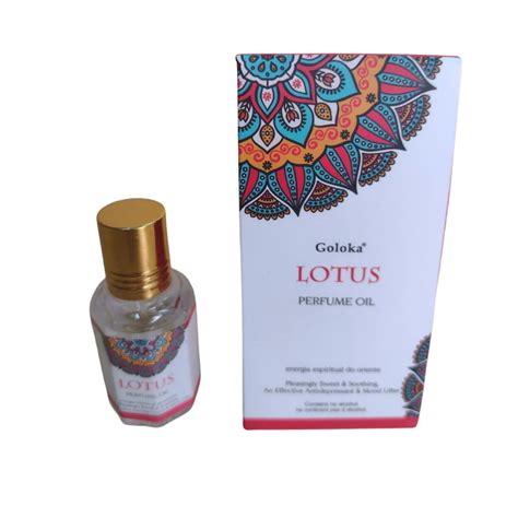 ÓLEO PERFUMADO INDIANO GOLOKA LOTUS ENERGIA ESPIRITUAL DO ORIENTE