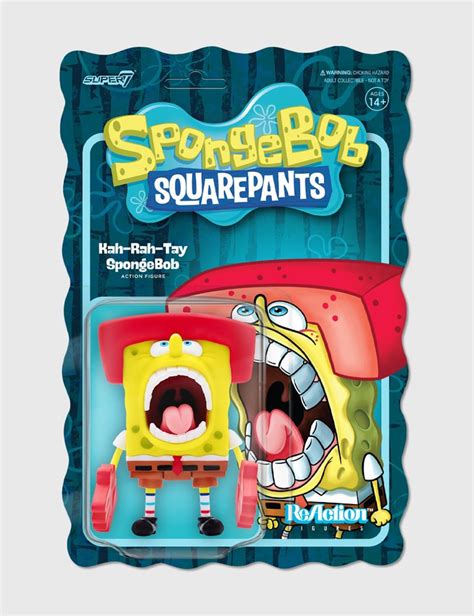 Super 7 Spongebob Squarepants Reaction Wave 2 Kah Rah Tay Spongebob Hbx Globally Curated