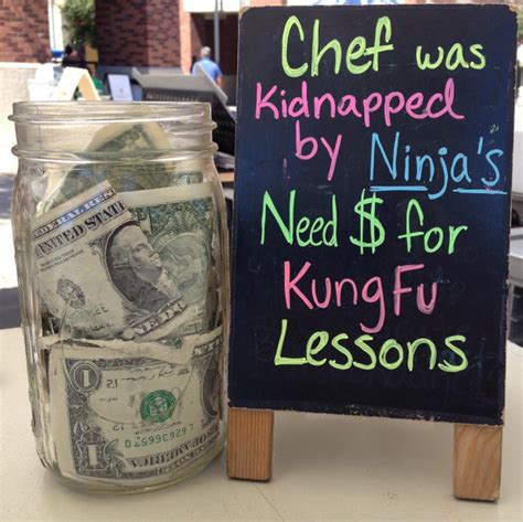 How To Get More Tips Add A Funny Tip Jar Sign