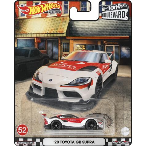 Mattel Hot Wheels Premium Boulevard Cars 20 Toyota GR Supra GJT68 HCR16 Toys Shop Gr