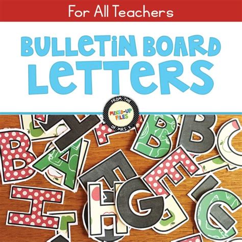 Bulletin Board Letters - Mixed-Up Files