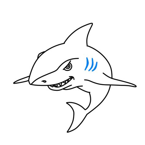 Fotos De Tubaroes Para Desenhar - Como Desenhar Um Tubarao De Desenho Animado Tubarao Desenho Imagens