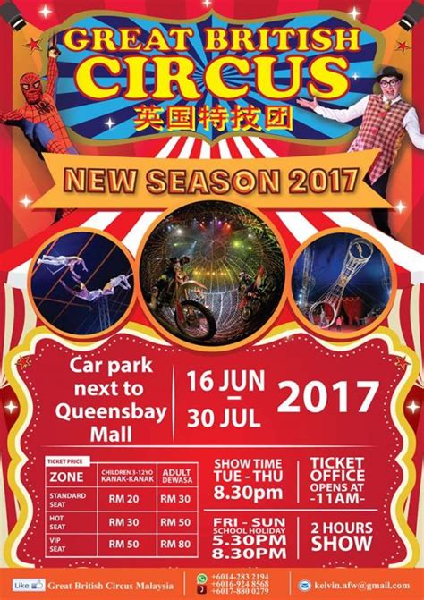 Great British Circus Malaysia visit Penang - Penang Events