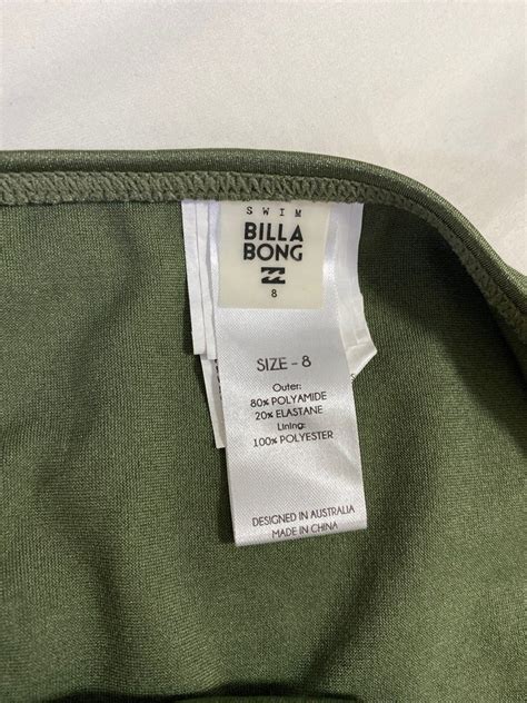 Olive Green Bikini Set Billabong Women S Fashion Swimwear Bikinis Swimsuits On Carousell