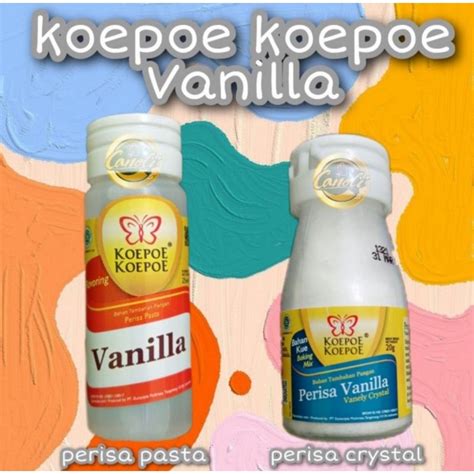 Jual Perisa Vanila Koepoe Pasta Vanilla Koepoe Shopee Indonesia