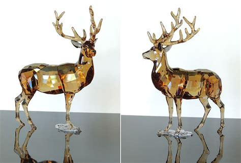 Scs Stag Alexander Martin Zendron Stag Glass Sculpture Sculpture