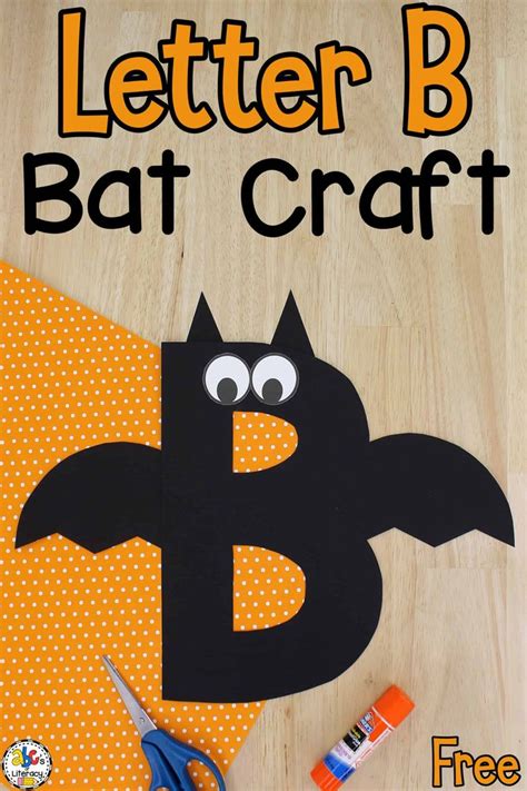 Letter B Bat Craft Preschool Letter Crafts Alphabet Crafts Preschool