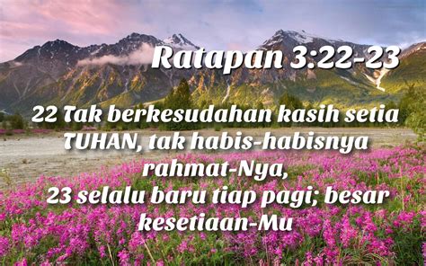 RENUNGAN BACK TO BIBLE SELALU BARU SETIAP HARI