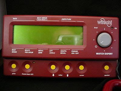 witschi  expert  timing machine horological tool electronic