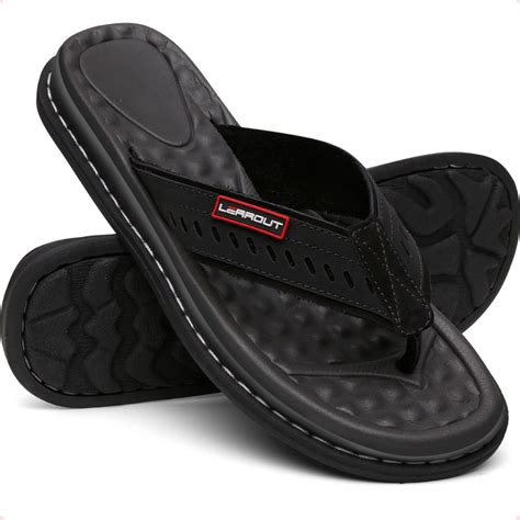 Qual O Melhor Chinelo Ortopédico Masculino - Chinelo Ortopédico Masculino Couro Sandália Anatômica Antistress ...