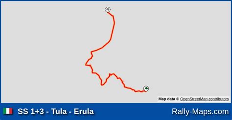 SS 1 3 Tula Erula Stage Map Rally Dei Nuraghi E Del Vermentino