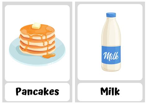 pancake day flashcards etsy