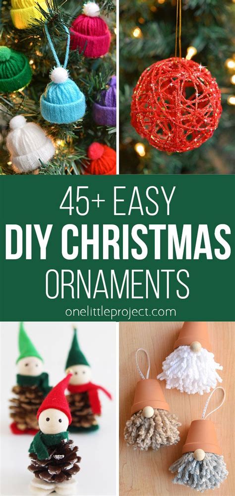 Creative DIY Christmas Ornaments