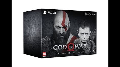 Unboxing God of War Edición Coleccionista España YouTube