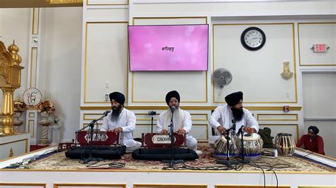 Bhai Nirmal Singh Ji Nagpuri Hazuri Ragi Gurdwara Sahib Plainview Ny November 06 2022 Youtube