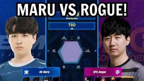 MARU MUST ALL KILl Rogue Vs Maru ZvT GRAND FINALS World Team