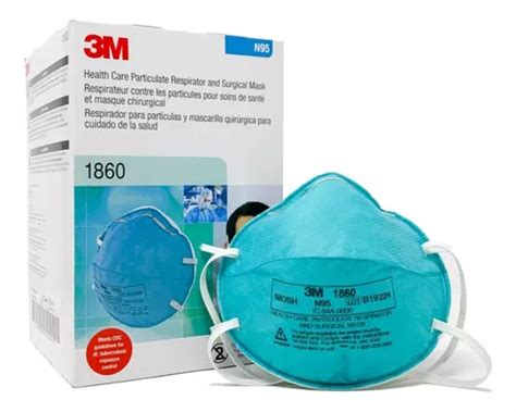 Mascarilla Quirúrgica Respirador Partículas 3m 1860 N95 20us 24 990