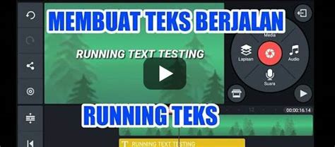 Cara Membuat Text Berjalan Di KineMaster Science Of Technology