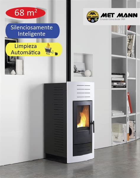 Estufa De Pellet Silenciosa 8 Kw Pellet Aire Silent 7